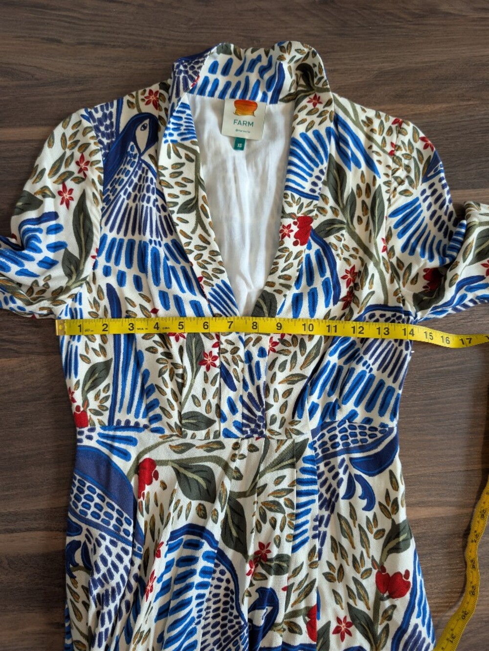 Farm Rio Macaw Flight Dress - Picture 11 of 13